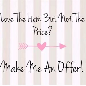 I love offers! I’ll accept or counter to my lowest #!